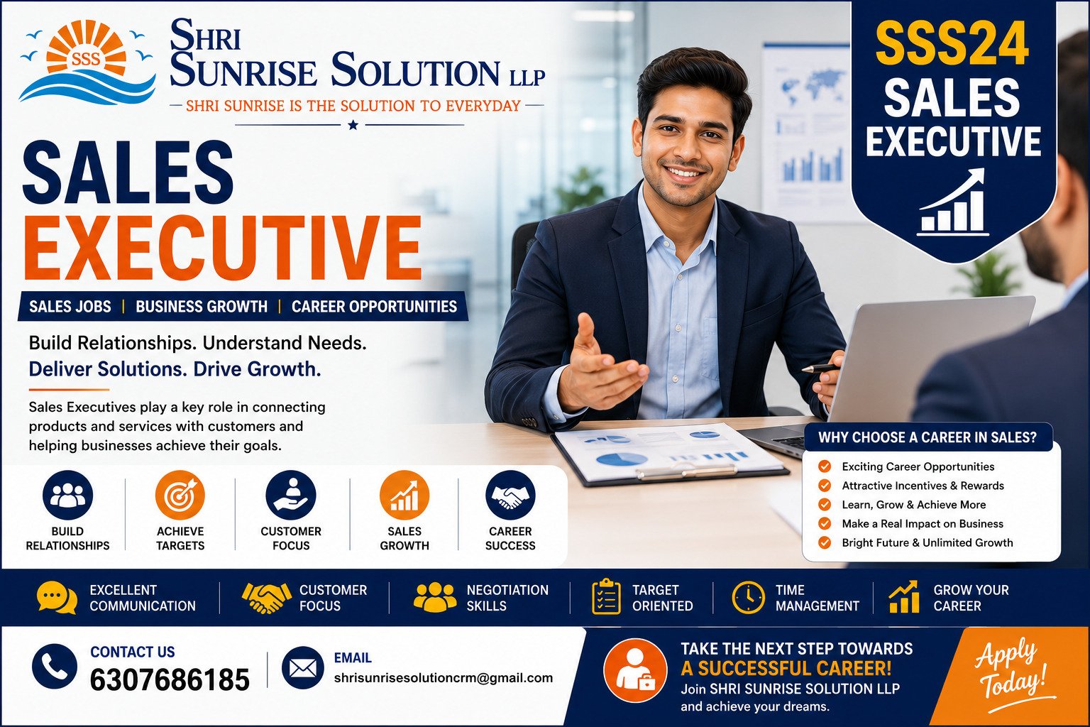 Sales Executive Jobs in India – Duties, Skills, Requirements & Career Opportunities