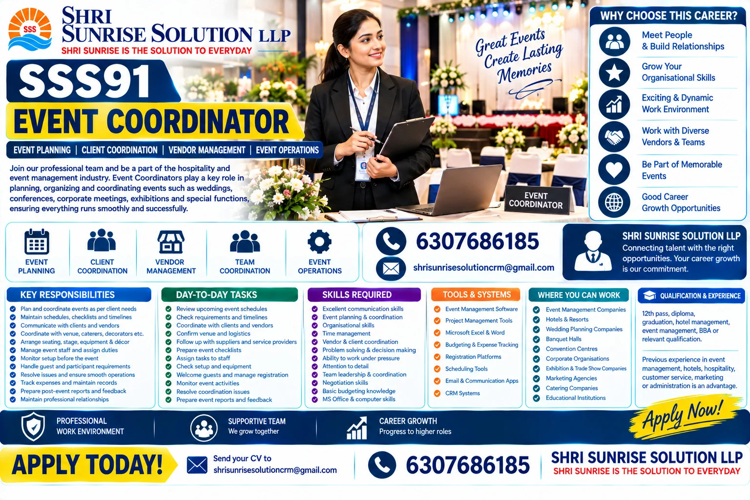 Event Coordinator SSS91